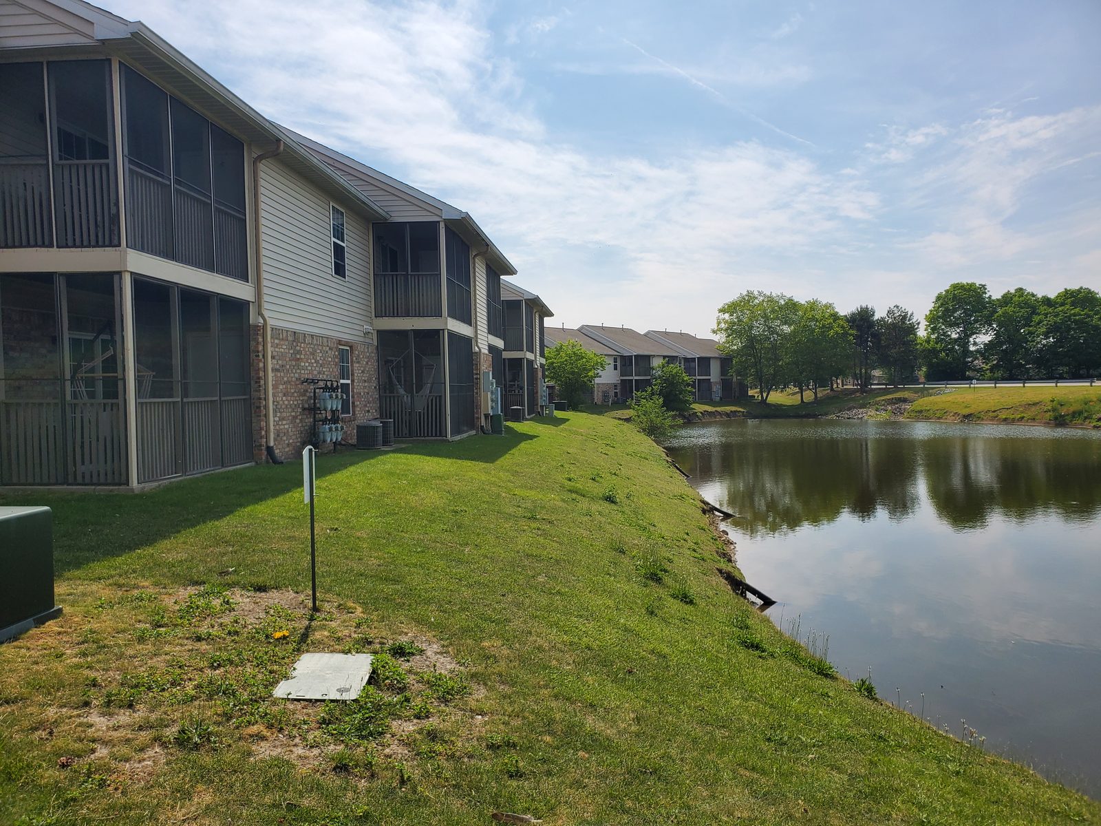 Pre-remediation shoreline erosion condition