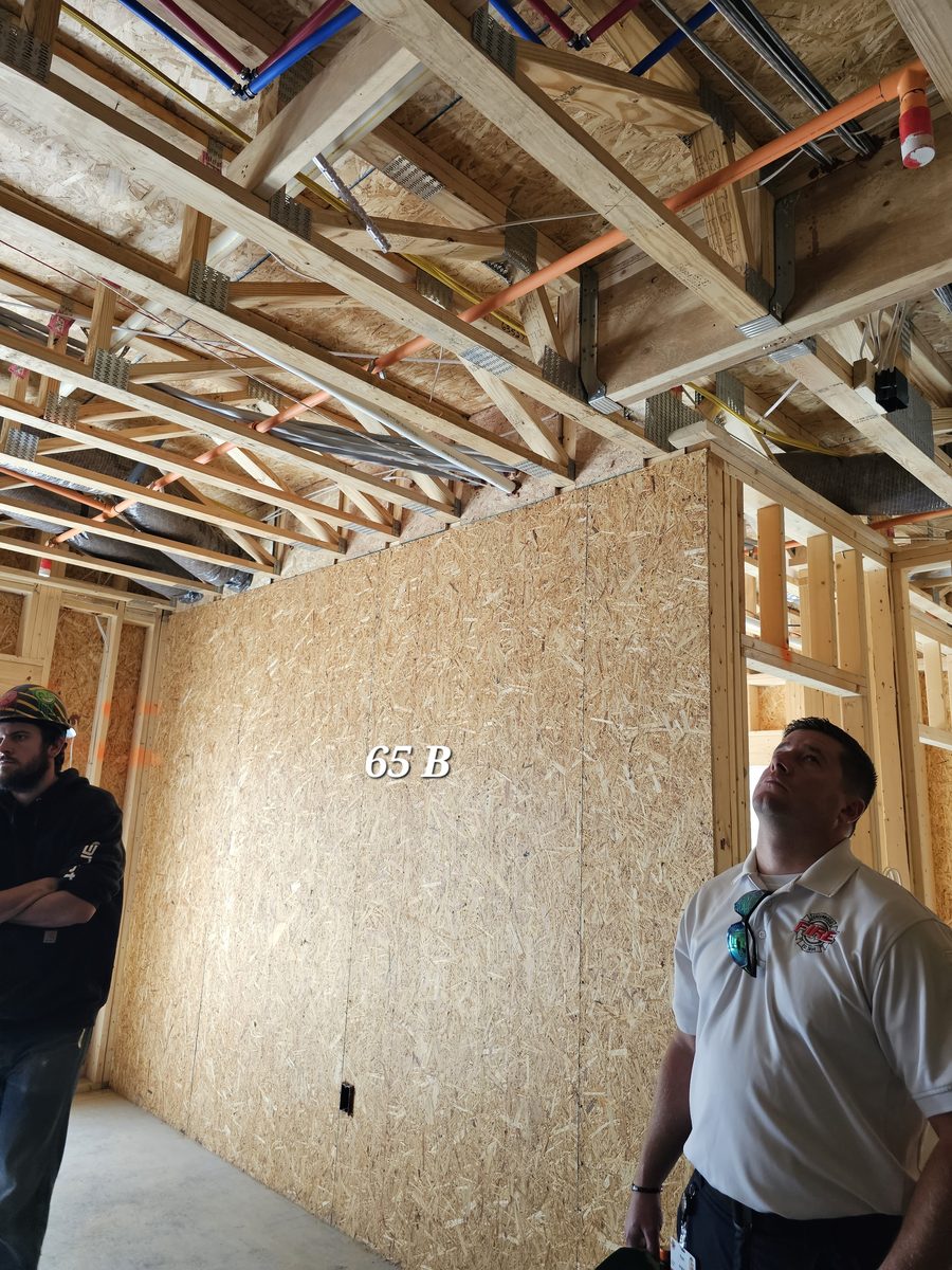 Interior framing corridor