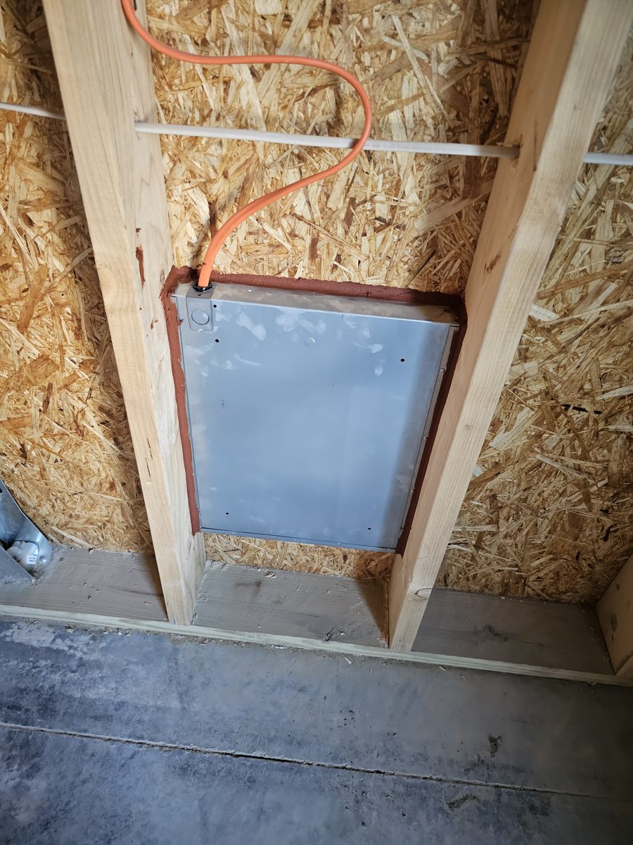 MEP rough-in completion